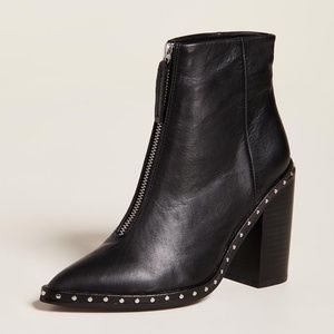 Sol Sana Axel Black Heel Boots Size 8.5 EU 39 Brand New.